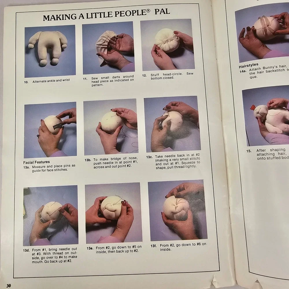 Xavier Roberts Little‎ People Pals Collector's Edition 7546 Plaid Craft Book
